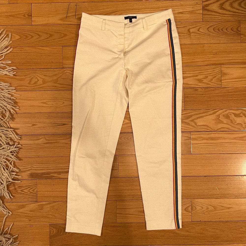 Drew Slim Ankle Pant W Rainbow Detail